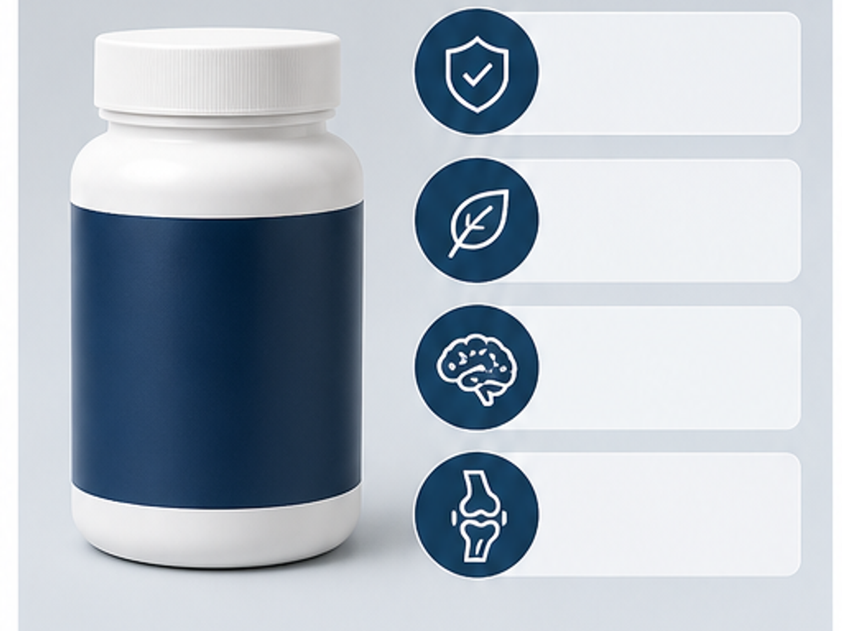 AI product infographic generator sample image: Benefit stack