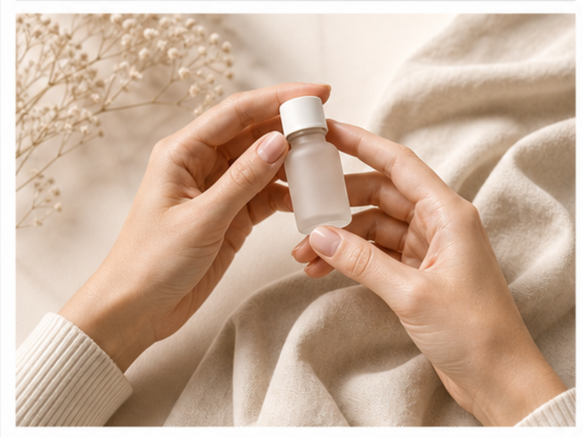 AI product photography generator sample image: Model hand scene