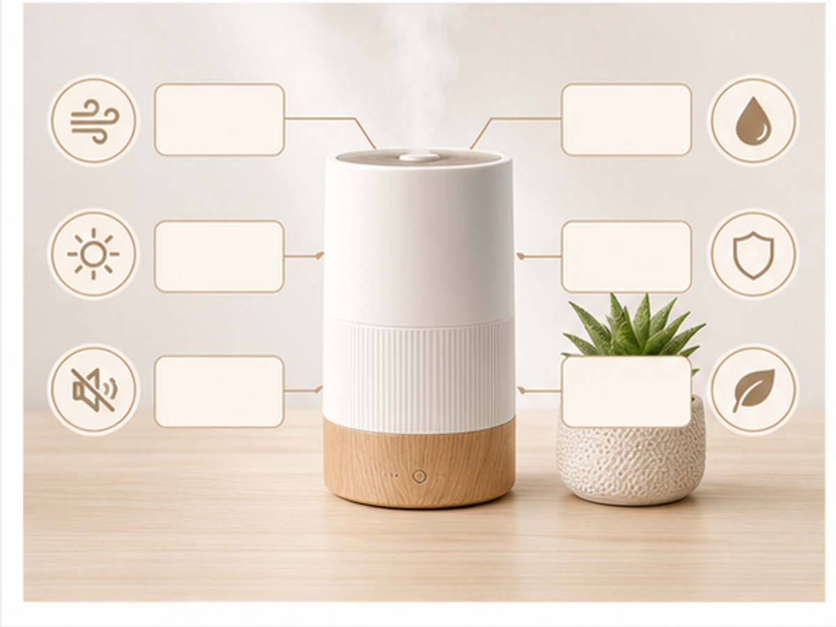 AI product photography generator sample image: Feature callout