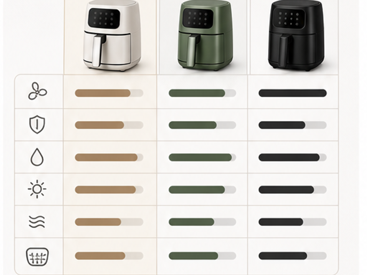 Amazon product infographic generator sample image: Comparison chart