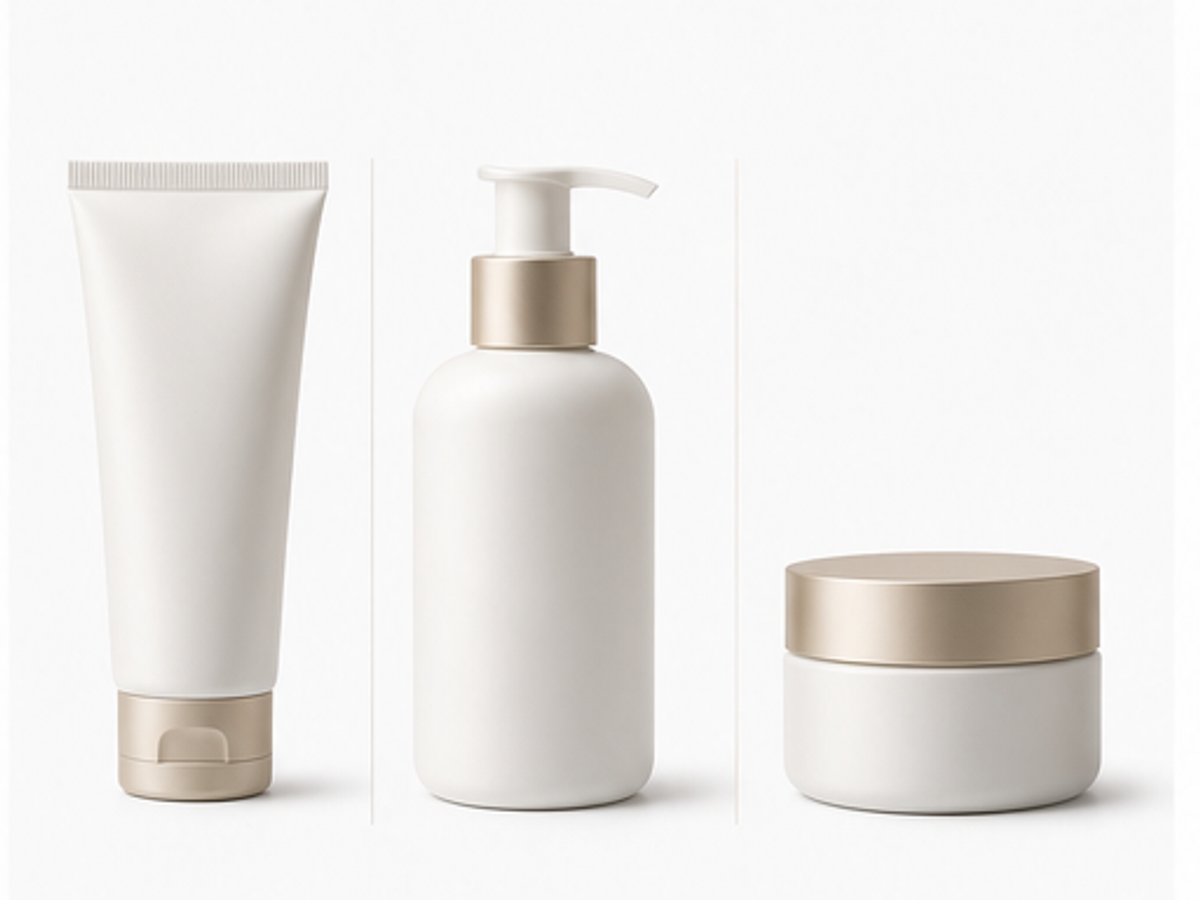 batch AI product photo generator sample image: Shared white style